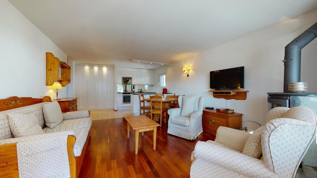 Gonenstein Residence In Leukerbad, Entire Apartment/Studio With Balcony Zewnętrze zdjęcie